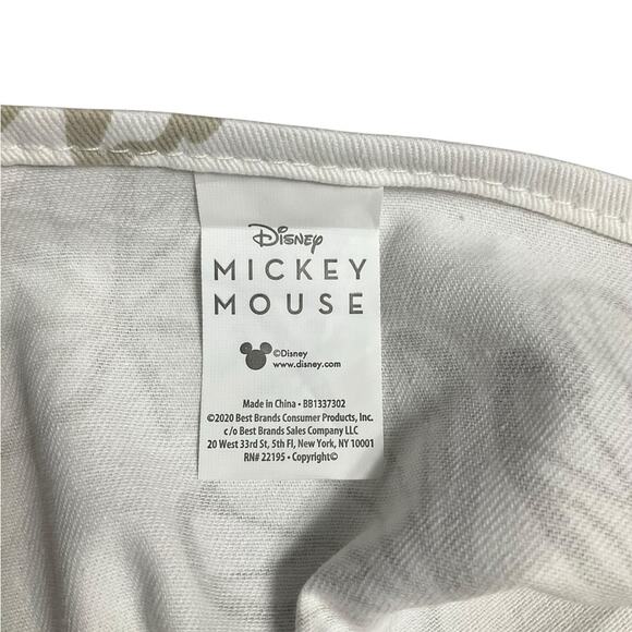 Disney Mickey Mouse Apron with Gray Fall Leaf Design NWT - Picture 4 of 5